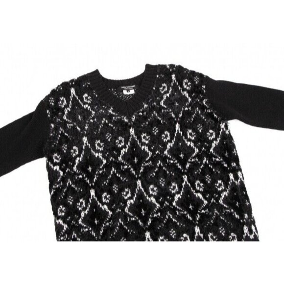 JUNYA WATANABE COMME des GARCONS Jacquard Knit Sweater Size S - Picture 3 of 14